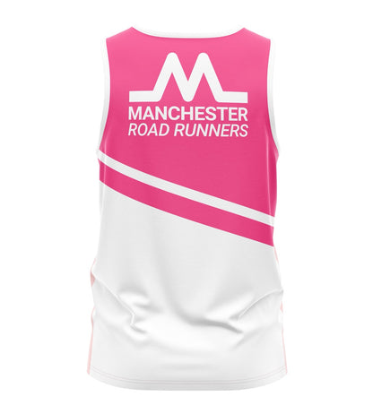 Manchester Road Runners Tank - Pink/White
