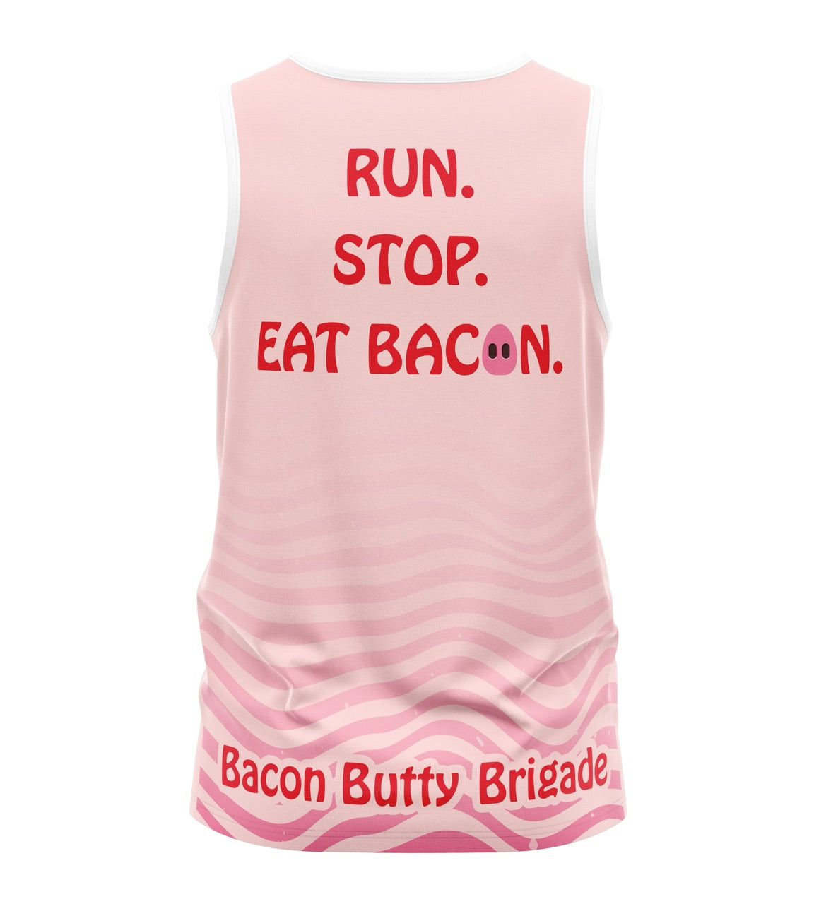 Bacon Butty Brigade Tank - Pink