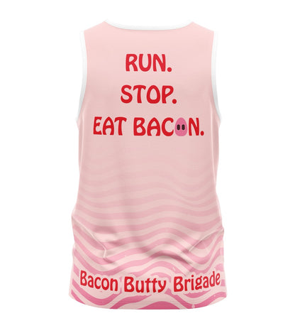 Bacon Butty Brigade Tank - Pink