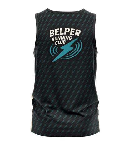 Belper Running Club Tank - Black/Teal
