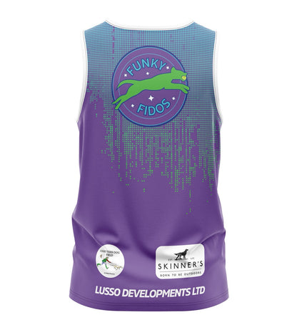 Funky Fidos Tank - Purple/Green