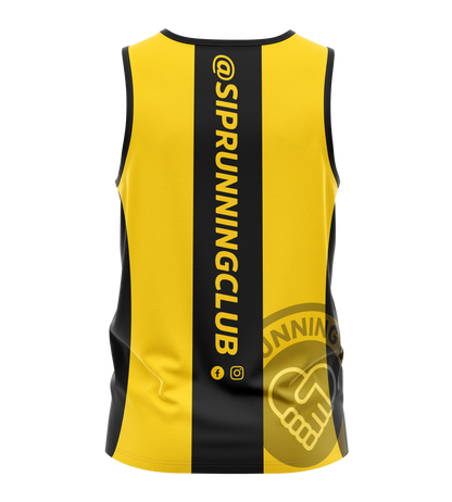 SIP Running Club Tank - Yellow/Black