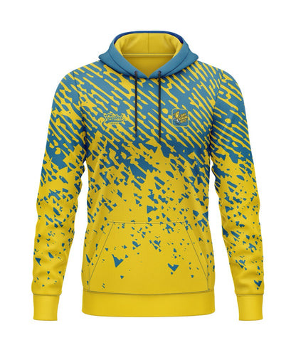 Bury Banana Boys Hoodie (Polyester) - Blue/Yellow