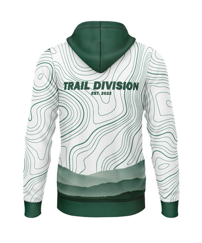 Manchester Road Runners - Trail Division Hoodie (Polyester) - White/Green