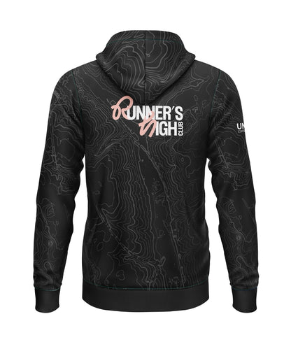 Runners High Club Hoodie (Polyester) - Black/Pink