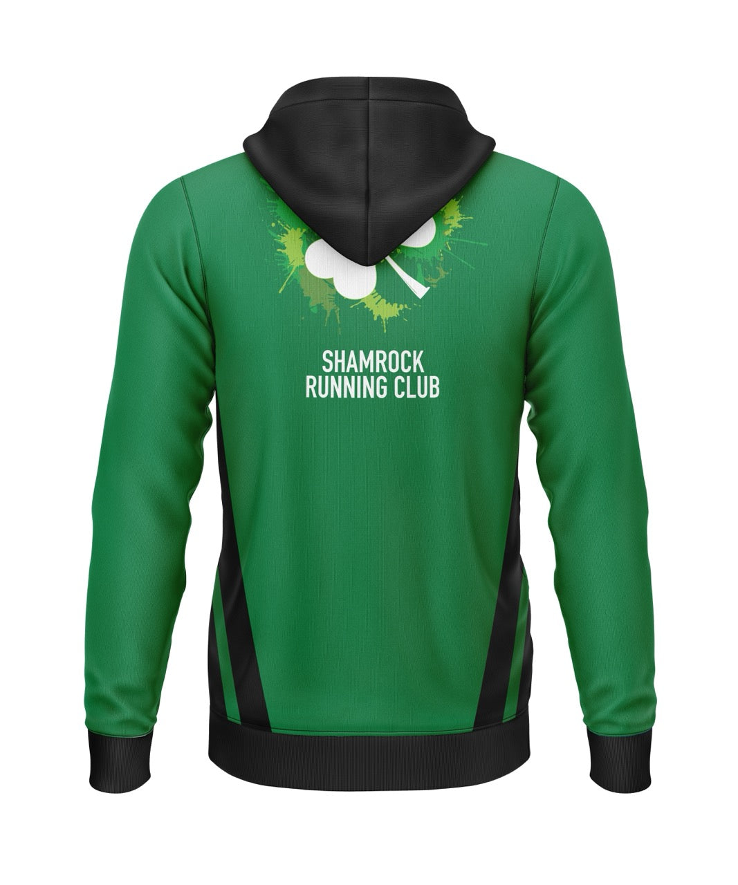 Shamrock Running Club Hoodie (Polyester) - Green/Black