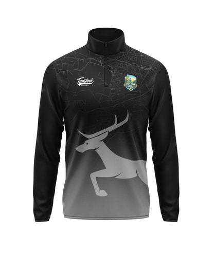 Run Free Alty 1/4 Zip - Monochrome
