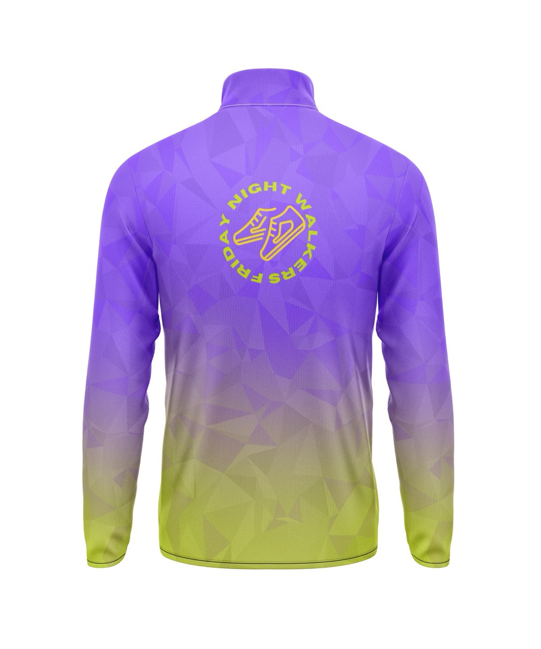 Friday Night Walkers 1/4 Zip - Green/Purple