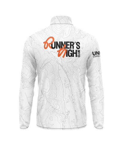 Runners High Club 1/4 Zip - White
