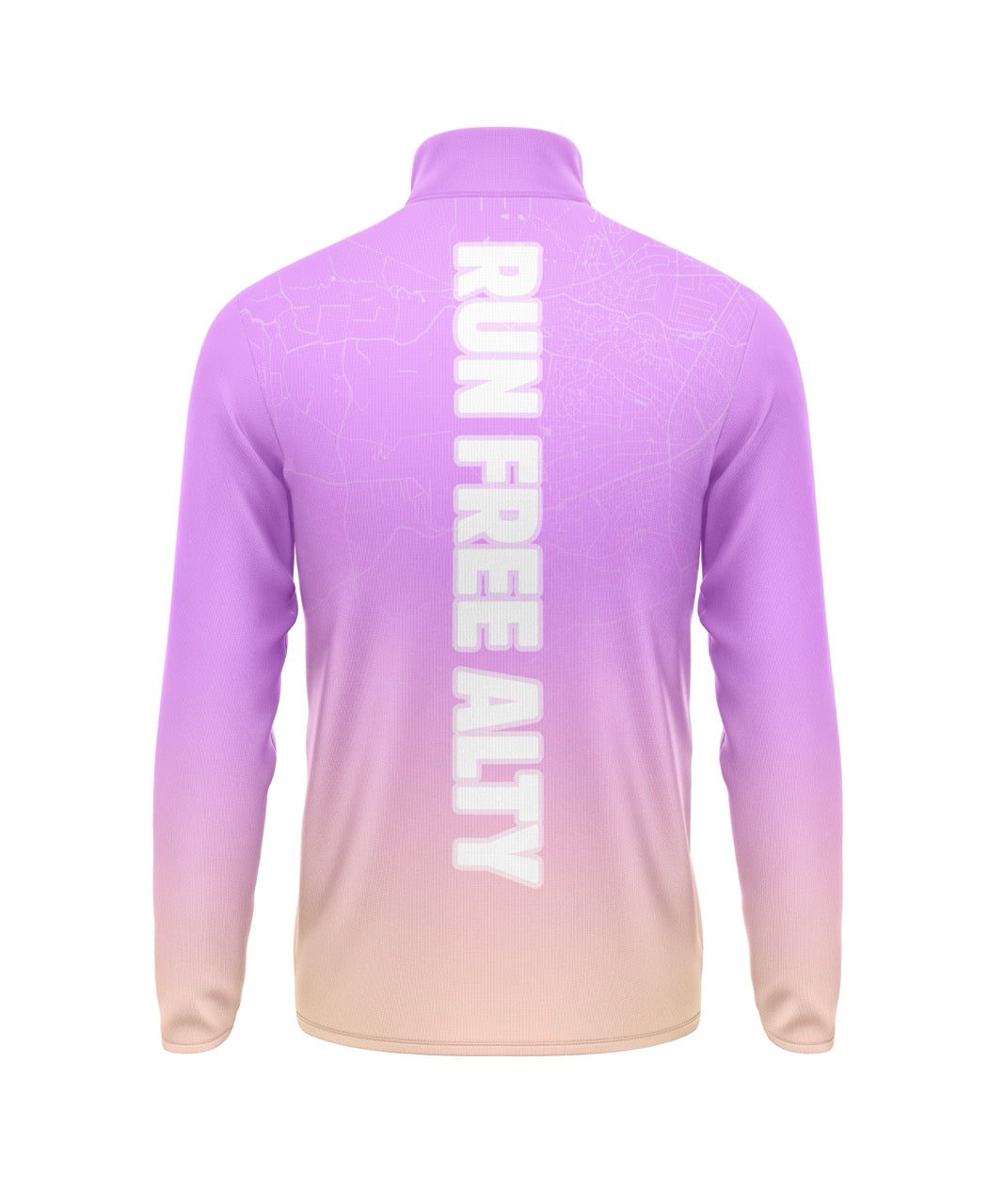 Run Free Alty 1/4 Zip - Pink/Peach