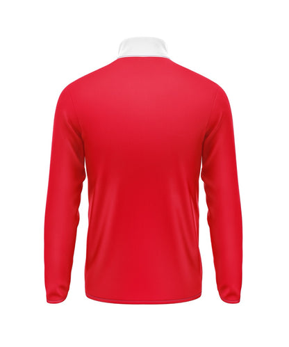 Oldham & Royton 1/4 Zip - Red/White