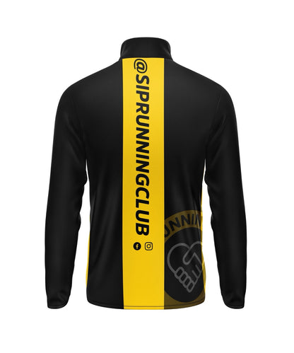 SIP Running Club 1/4 Zip - Yellow/Black