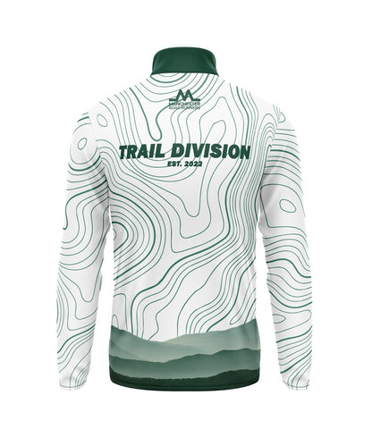 Manchester Road Runners - Trail Division 1/4 Zip - White/Green