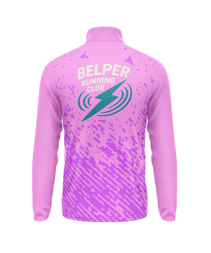 Belper Running Club 1/4 Zip - Pink/Purple