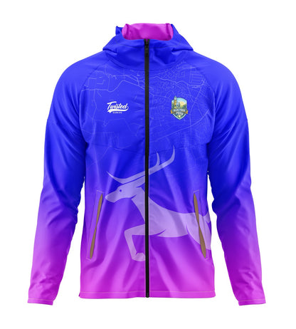 Run Free Alty Windbreaker - Navy/Pink