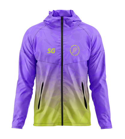 Friday Night Runners Windbreaker - Purple/Green