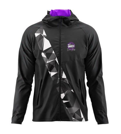 Twisted Run Club Windbreaker - Black/Purple