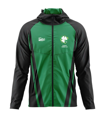 Shamrock Running Club Windbreaker - Green/Black