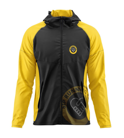 SIP Running Club Windbreaker - Yellow/Black