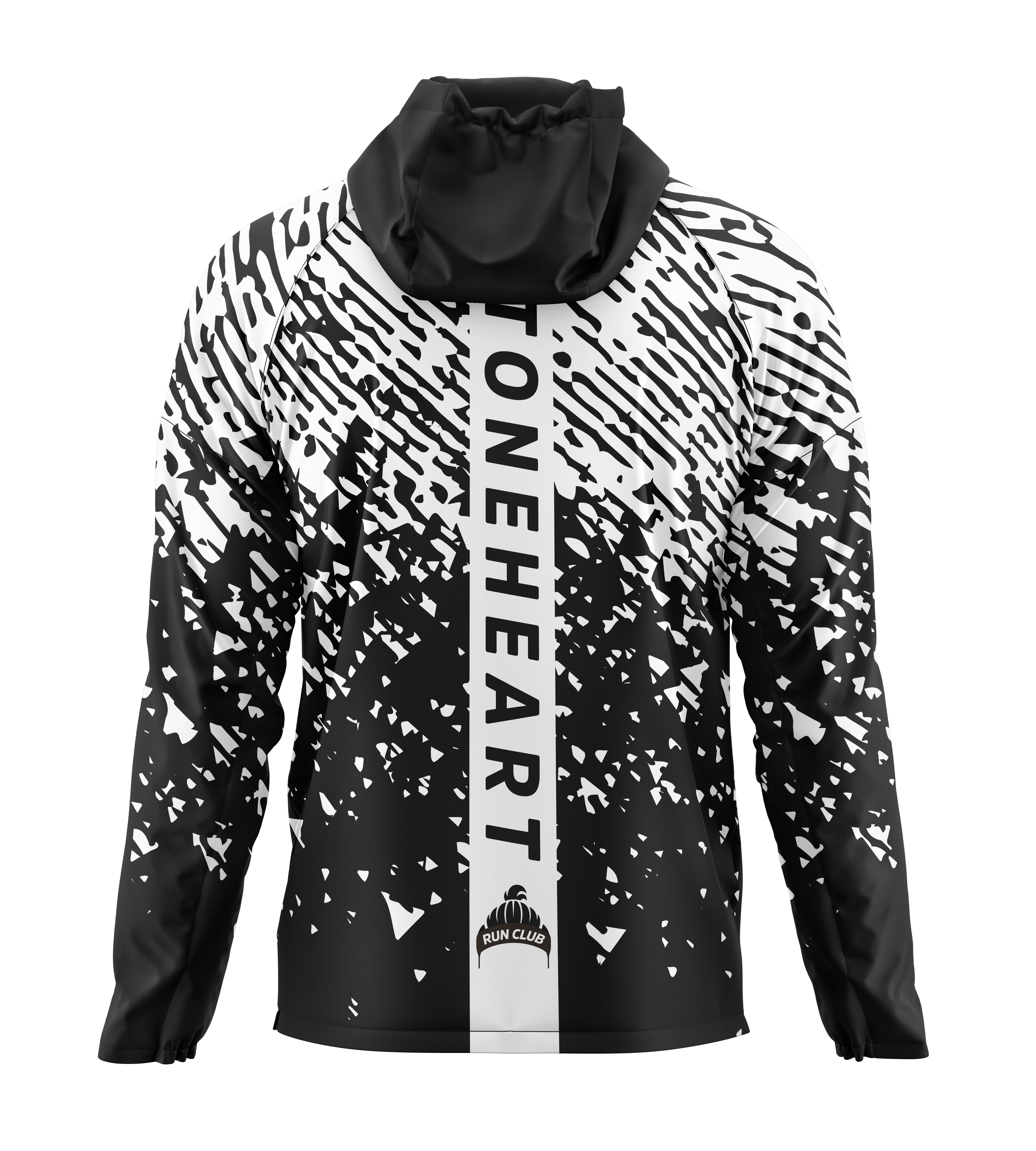 RobMcRunning - Stoneheart Windbreaker - black/white