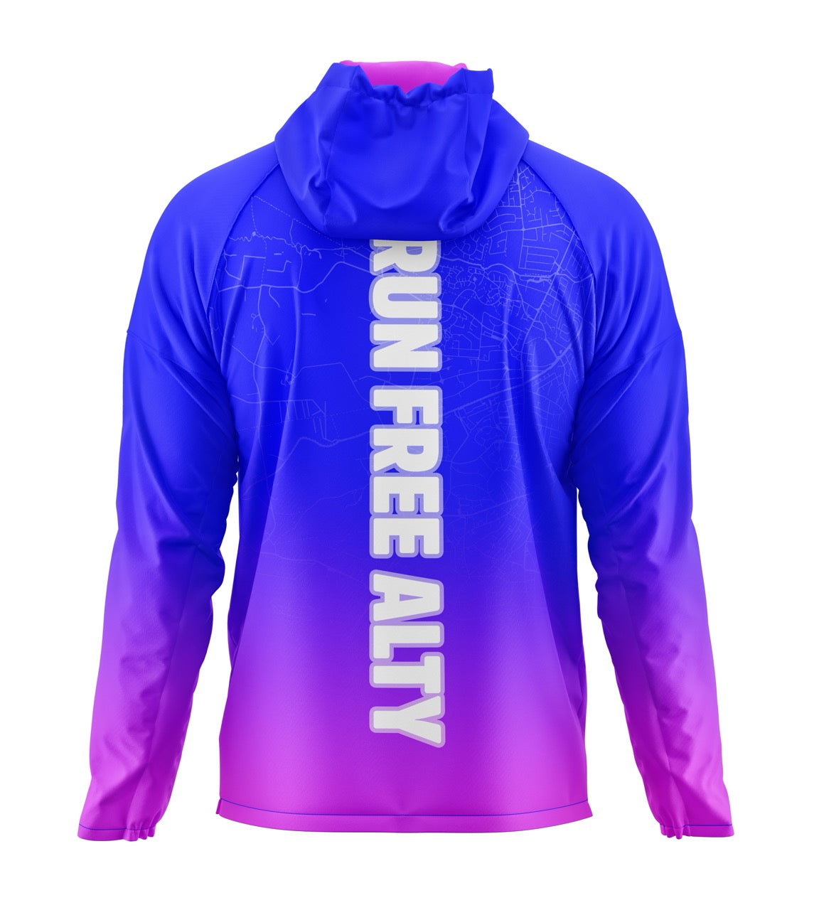 Run Free Alty Windbreaker - Navy/Pink