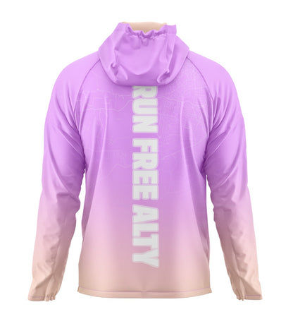 Run Free Alty Windbreaker - Pink/Peach