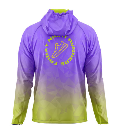 Friday Night Runners Windbreaker - Purple/Green