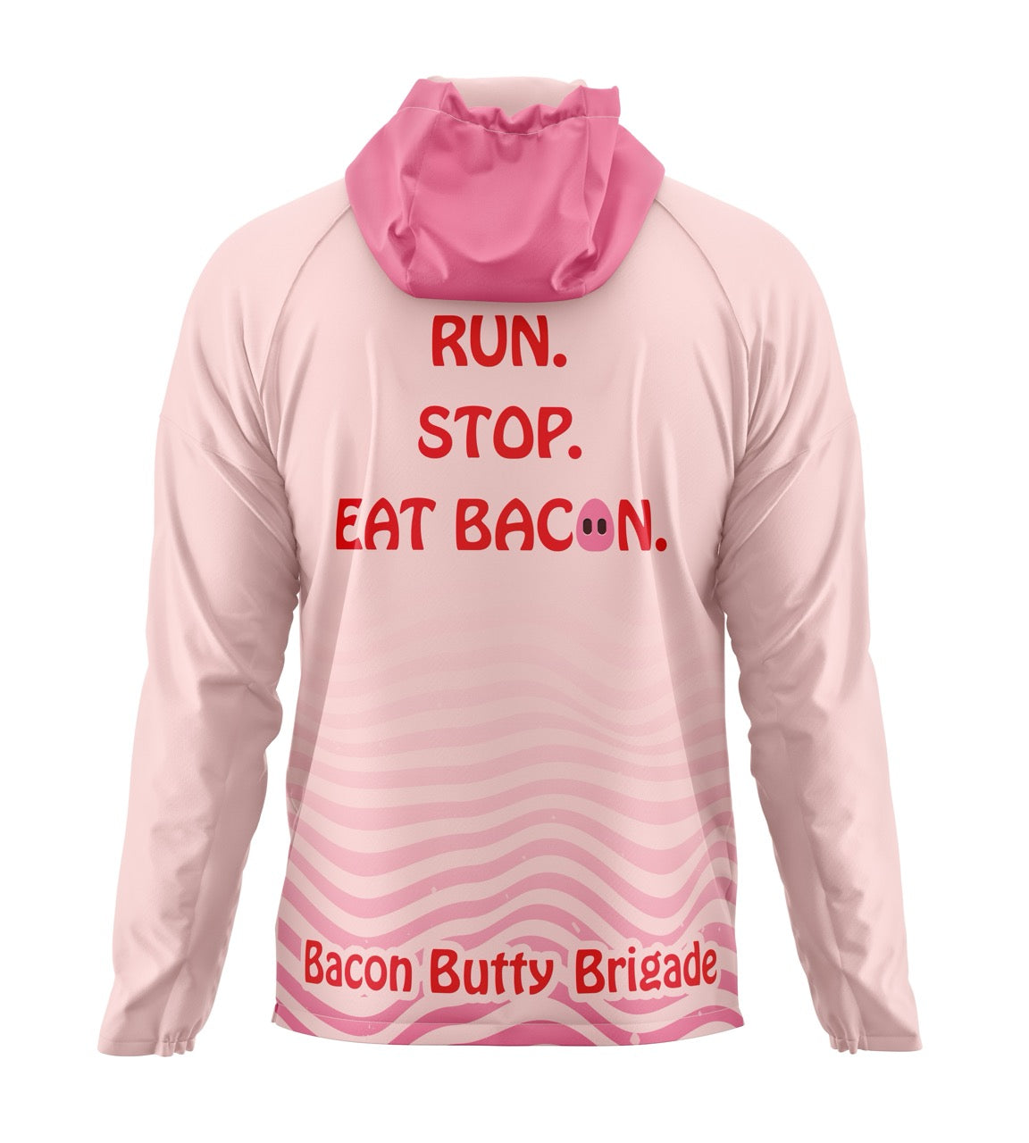 Bacon Butty Brigade Windbreaker - Pink