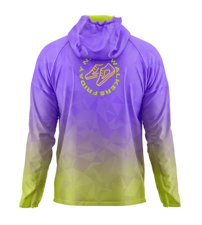 Friday Night Walkers Windbreaker - Green/Purple