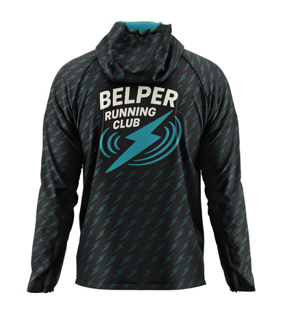Belper Running Club Windbreaker - Black/Teal