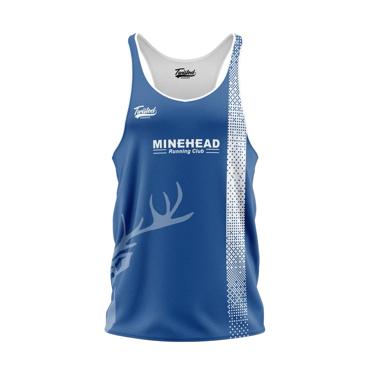 Minehead Running Club Vest - Blue/White