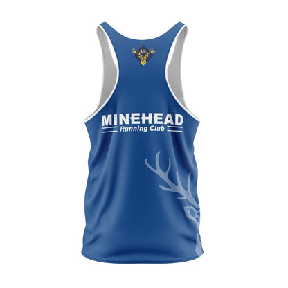 Minehead Running Club Vest - Blue/White