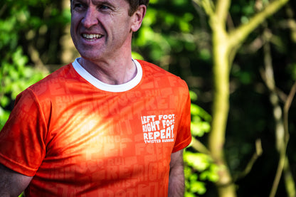 Slogan Tee - Orange