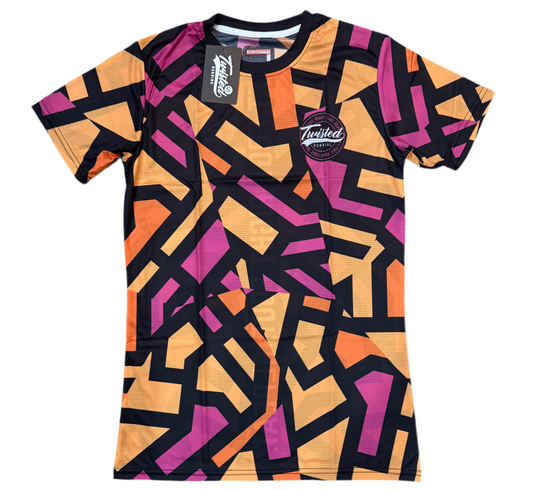 "Shatter" Technical Race Tee –  Tutti Fruiti