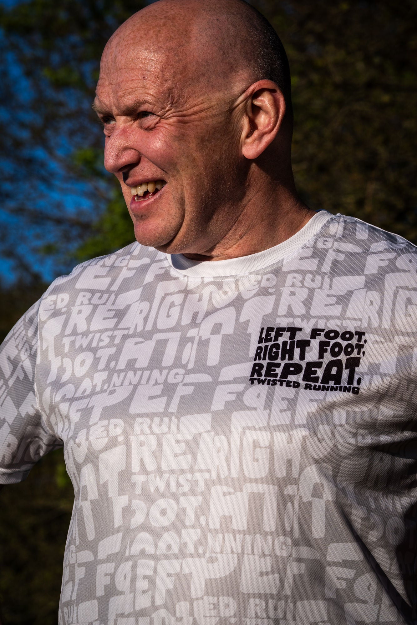 Slogan Tee - White/Grey