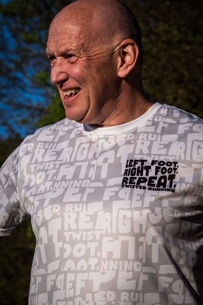 Slogan Tee - White/Grey