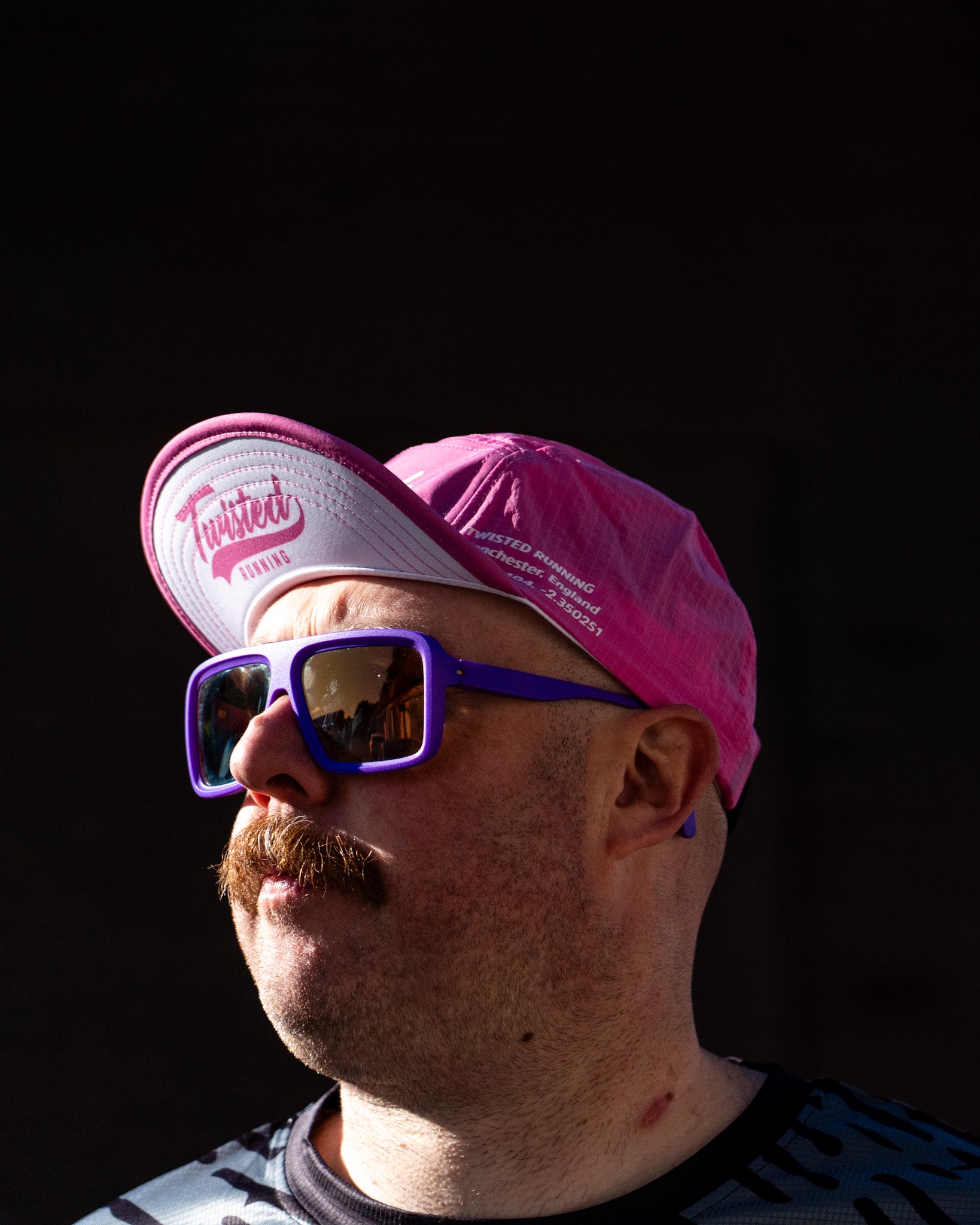 Twisted Running Cap – Light Pink