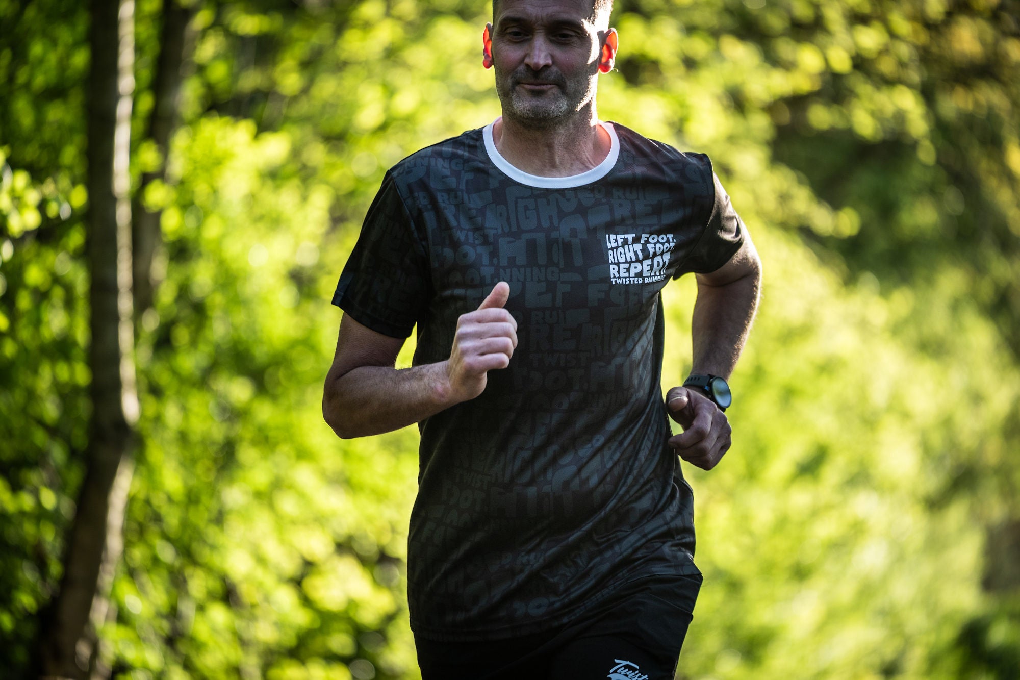 Slogan Tee - Black/Olive