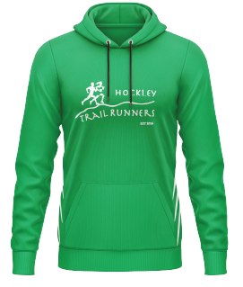 Hockley Trail Runners Hoodie (Polyester) - Green/White