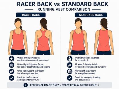 Minehead Running Club Vest - Blue/White