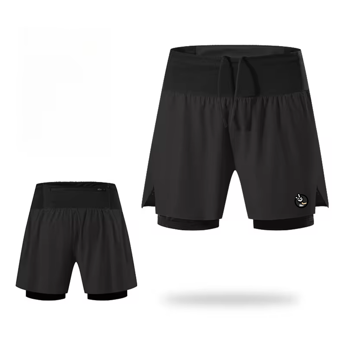 2 in 1 shorts running sales
