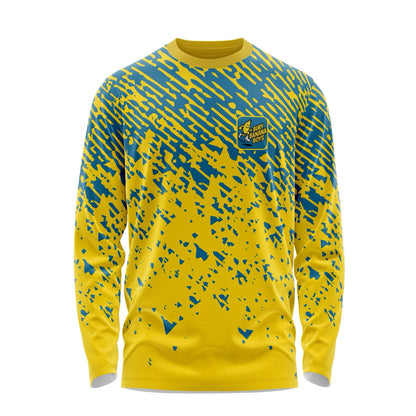 Bury Banana Boys Long Sleeve Tee - Blue/Yellow