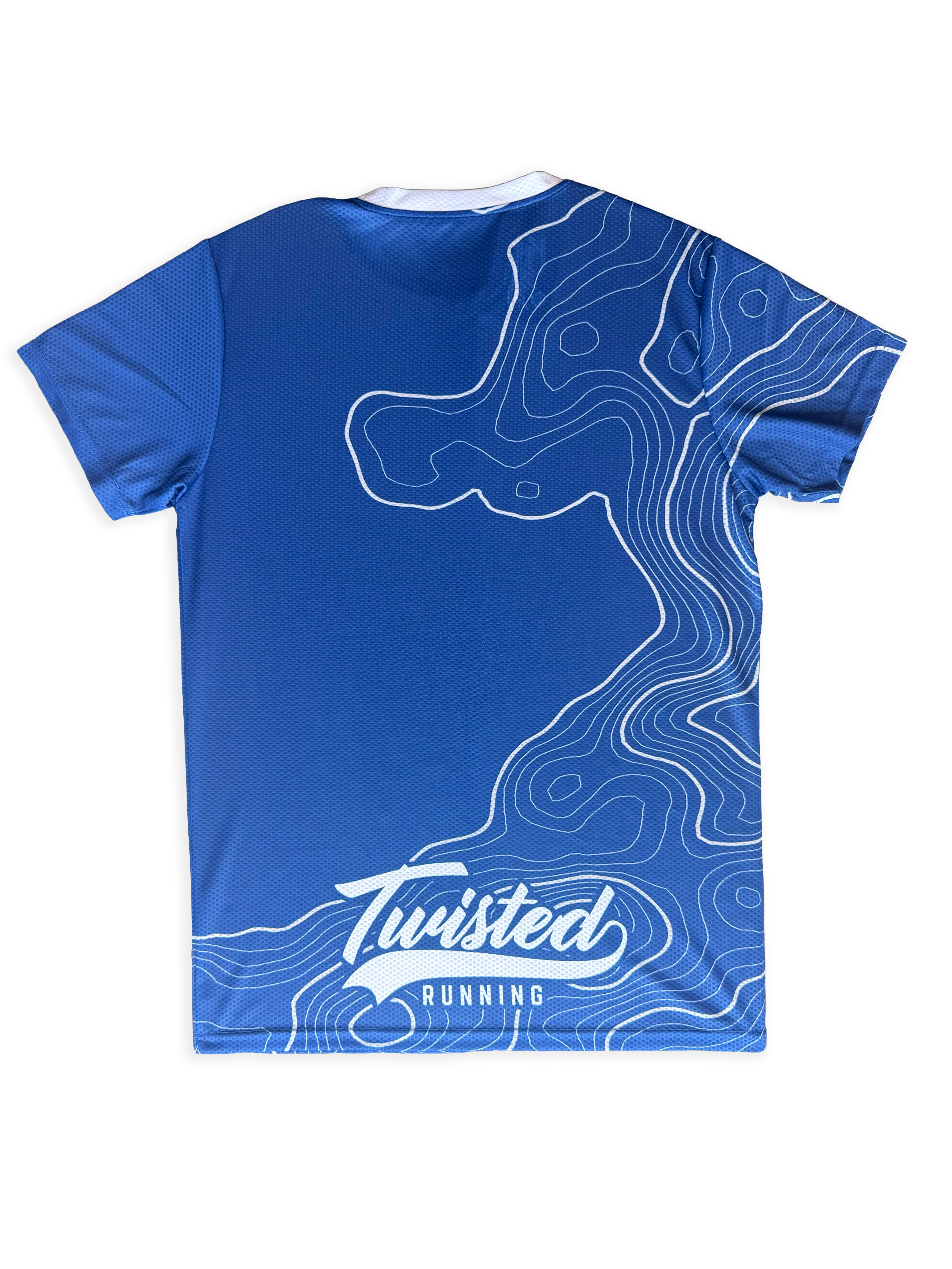 Topo Tee — Peacock Blue