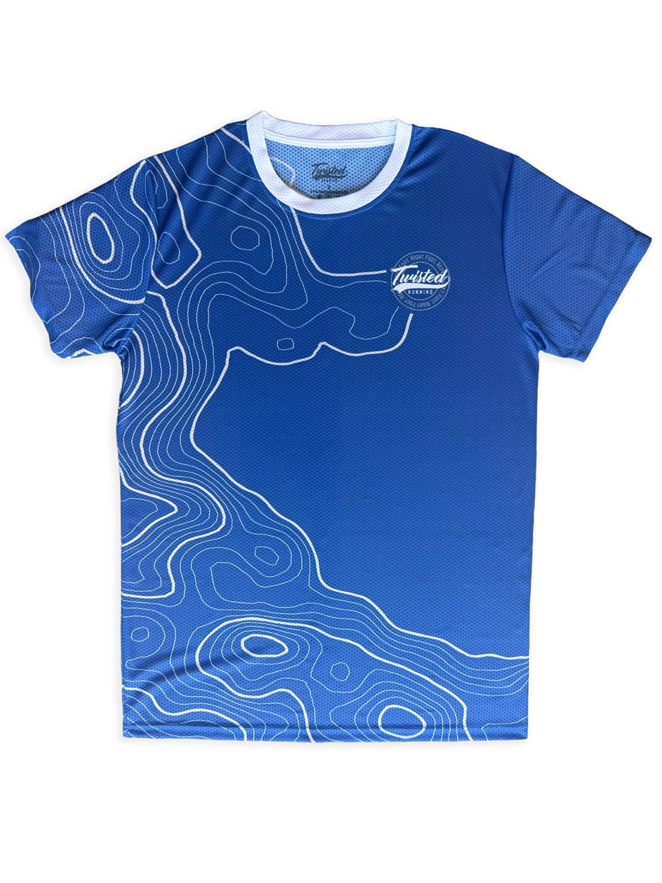 Topo Tee — Peacock Blue