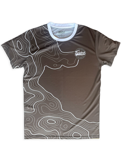 Topo Tee — Brown