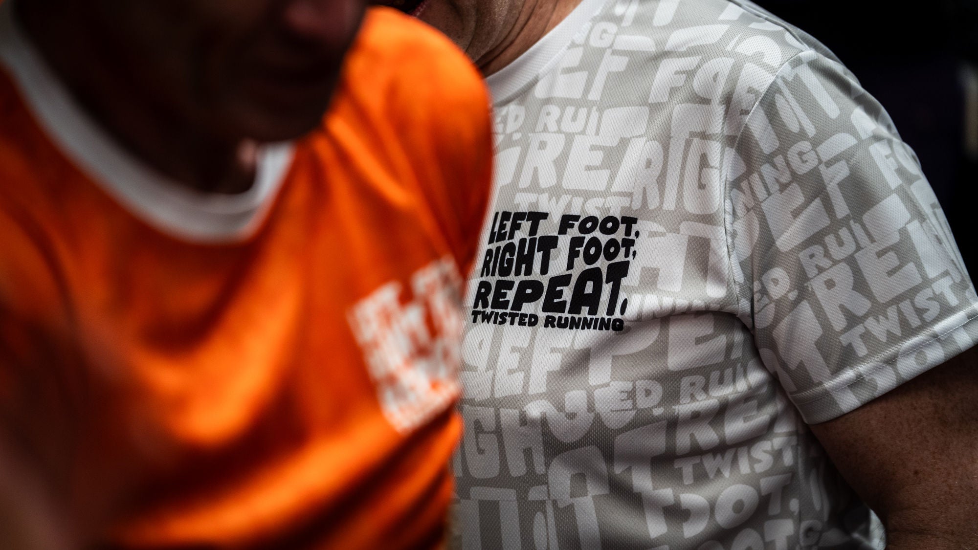 Slogan Tee - White/Grey