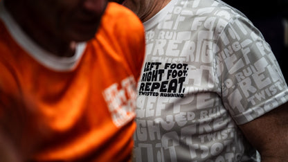 Slogan Tee - White/Grey