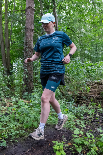 Topo Tee — Peacock Green