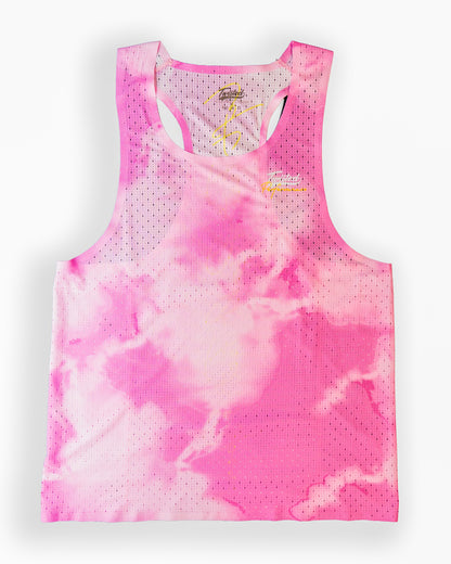 Performance Vest — Pink Cloud Tie-Dye