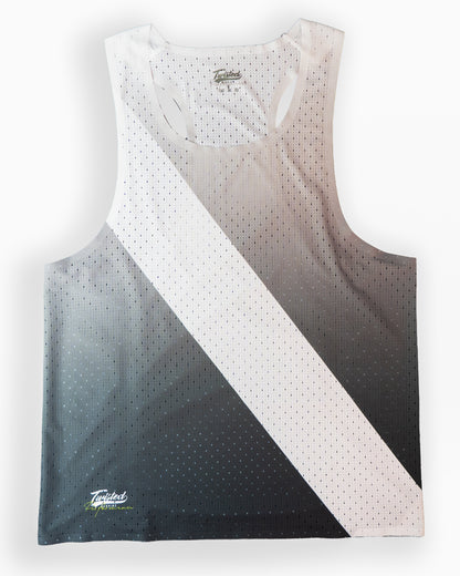Performance Vest — Retro Black/White